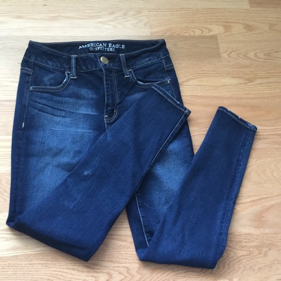 American eagle blue skinny jeans - Picture 2 of 2